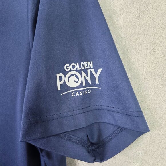 Mens C Buk Cutter & Buck Blue Polo Shirt Short Sleeve 100% Polyester Size XL - Picture 3 of 9